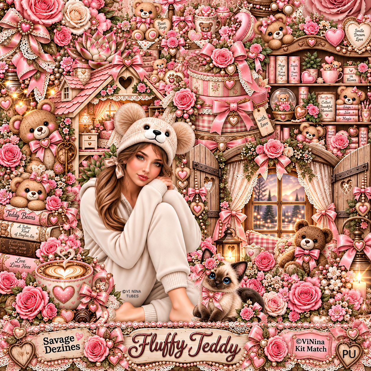 (image for) Fluffy Teddy Kit Match - Vi Nina